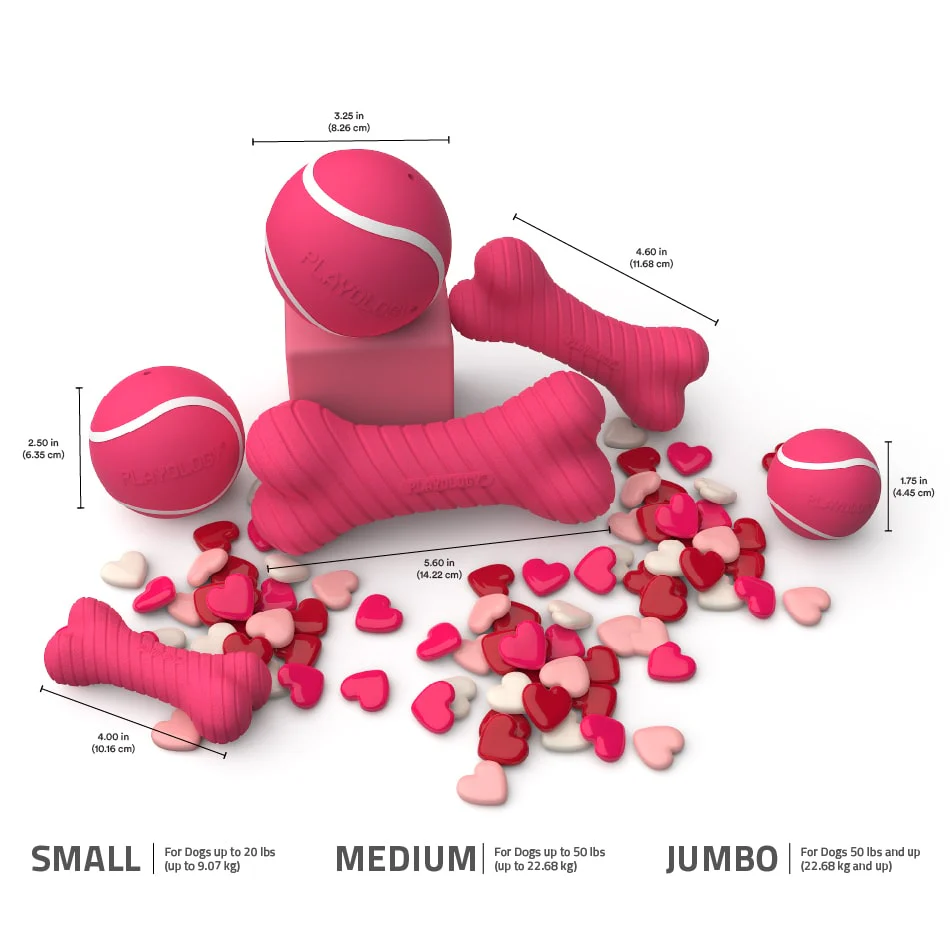 Squeaky Chew Ball | Red Velvet - Image 9